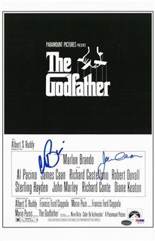 Al Pacino & James Caan Dual Signed "The Godfather" Movie Photo (PSA/DNA)